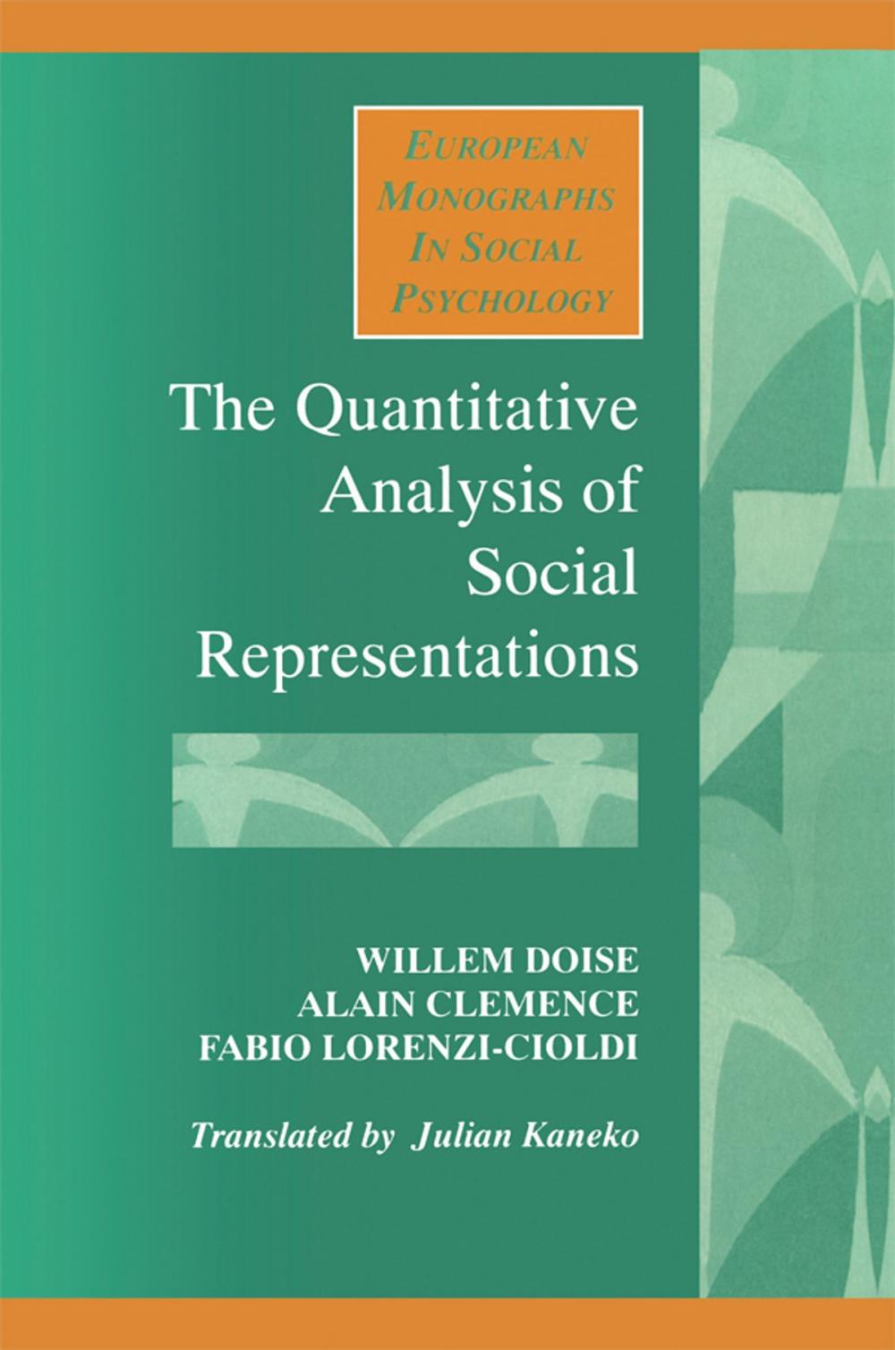 Big bigCover of The Quantitative Analysis of Social Representations