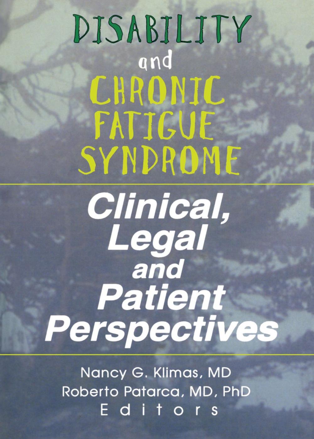 Big bigCover of Disability and Chronic Fatigue Syndrome