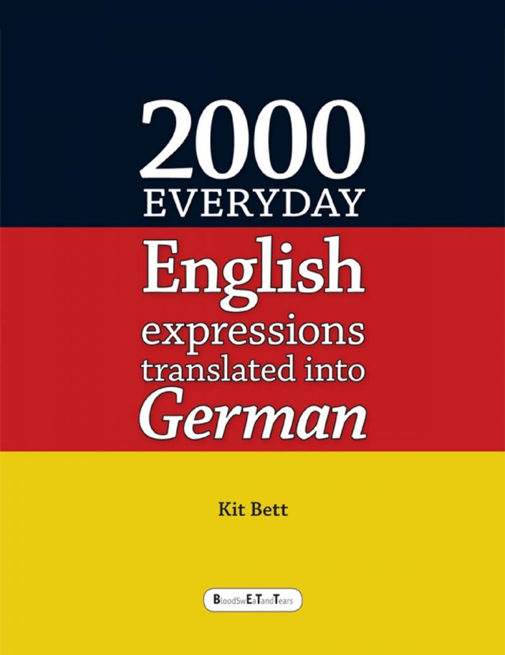 Big bigCover of 2000 Everyday English Expressions Translated Into German