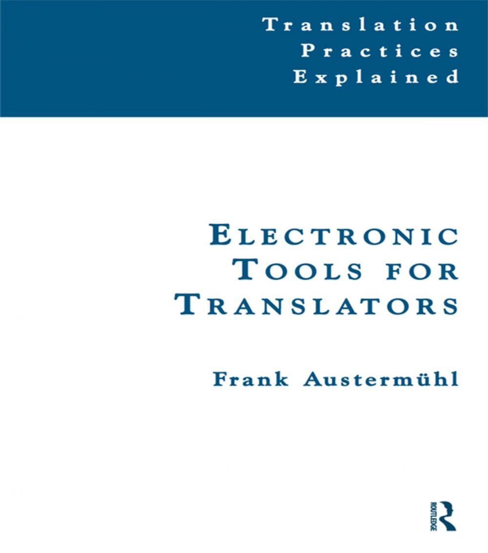 Big bigCover of Electronic Tools for Translators