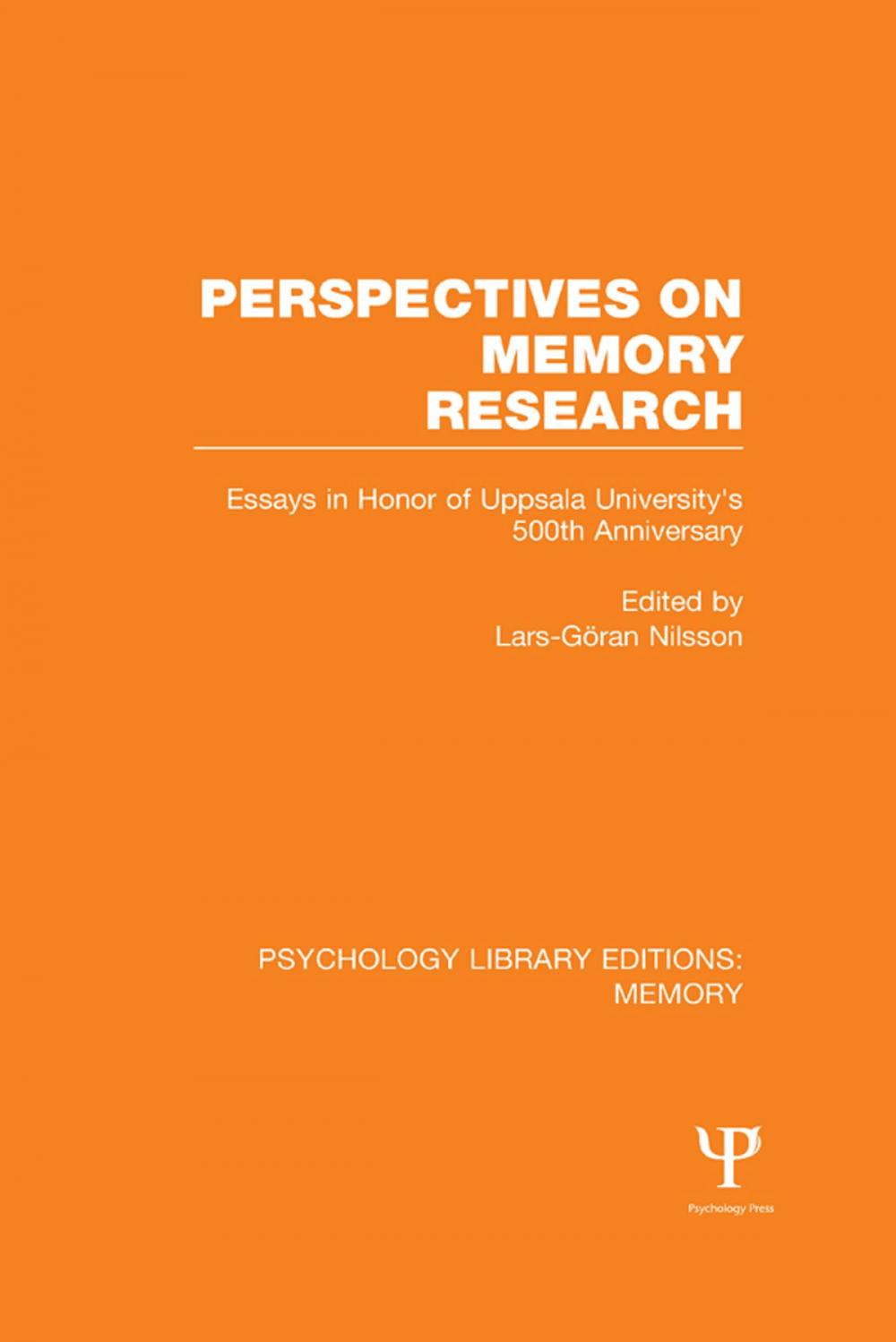 Big bigCover of Perspectives on Memory Research (PLE:Memory)