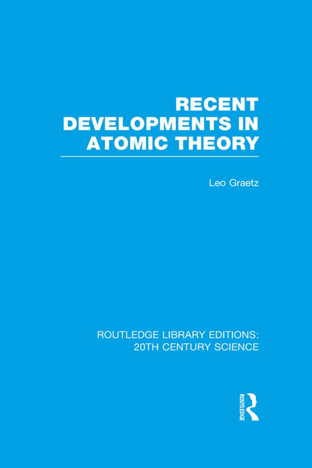 Big bigCover of Recent Developments in Atomic Theory