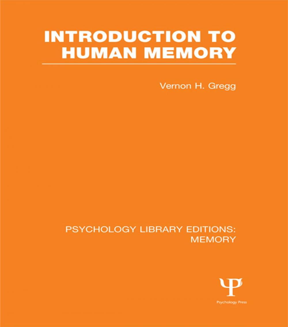 Big bigCover of Introduction to Human Memory (PLE: Memory)