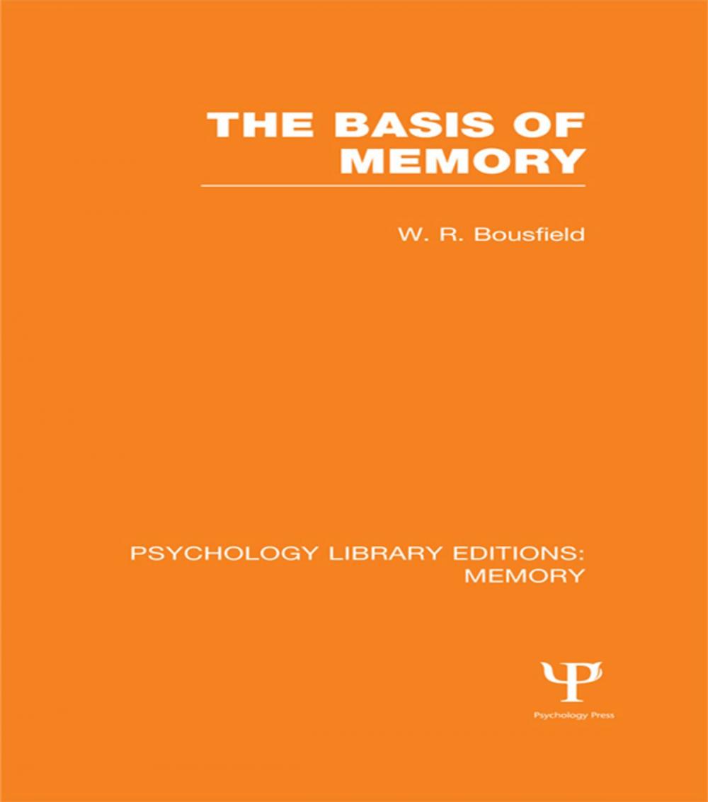 Big bigCover of The Basis of Memory (PLE: Memory)