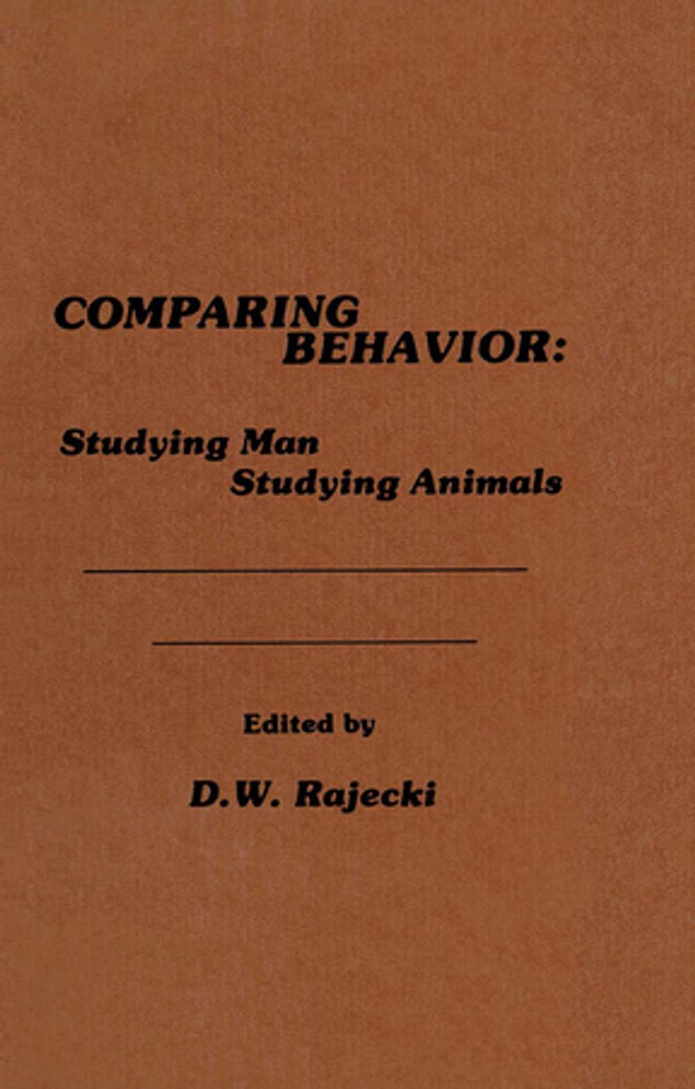 Big bigCover of Comparing Behavior