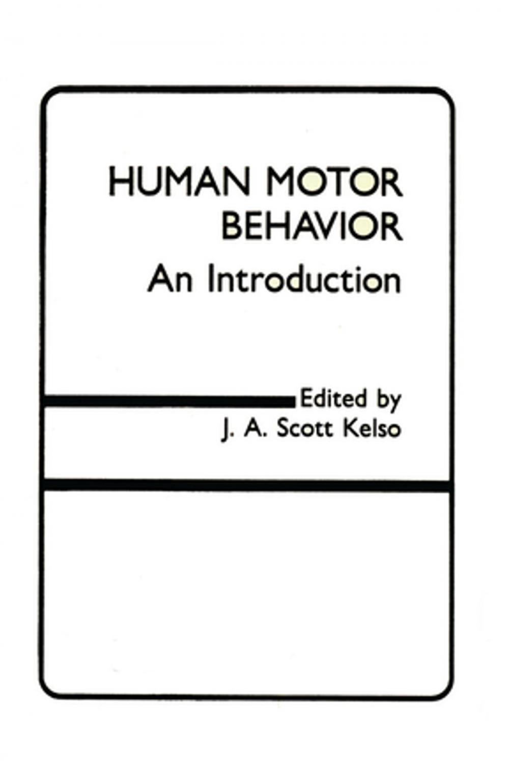 Big bigCover of Human Motor Behavior