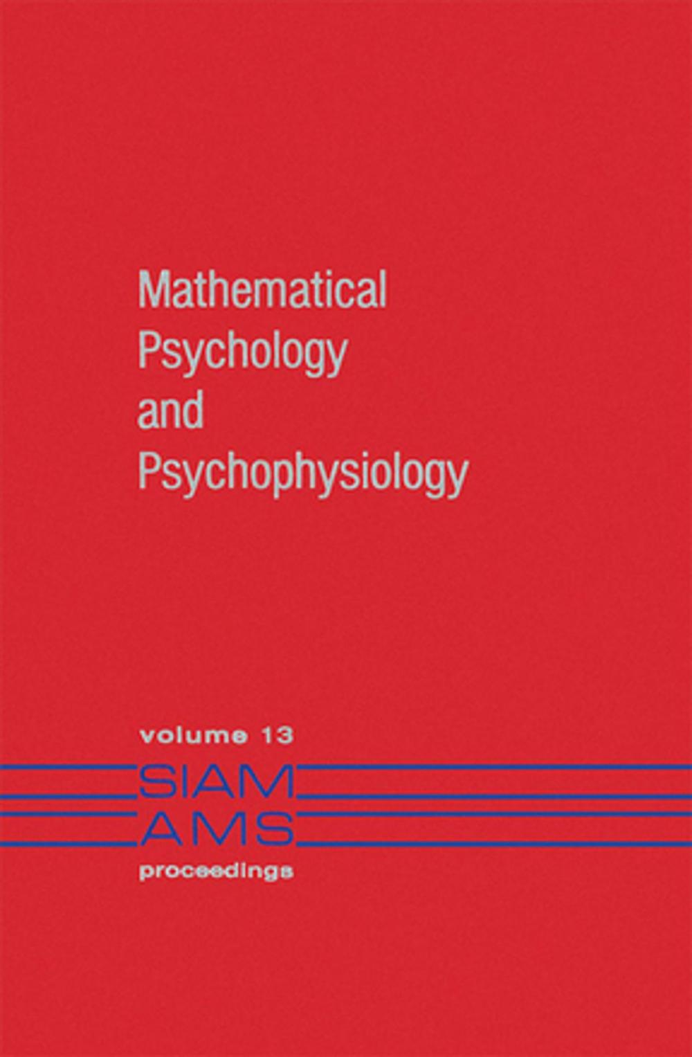 Big bigCover of Mathematical Psychology and Psychophysiology