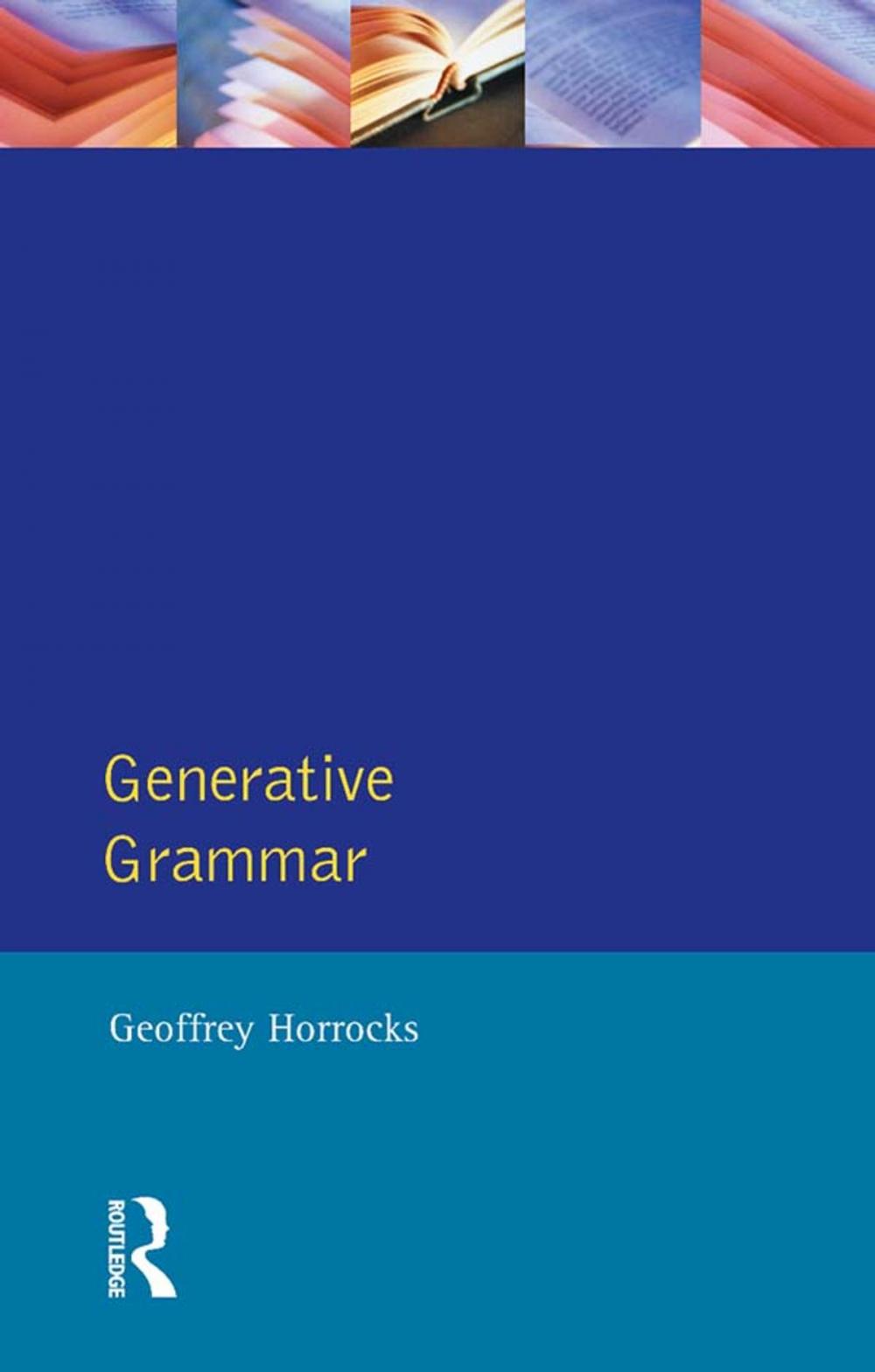 Big bigCover of Generative Grammar