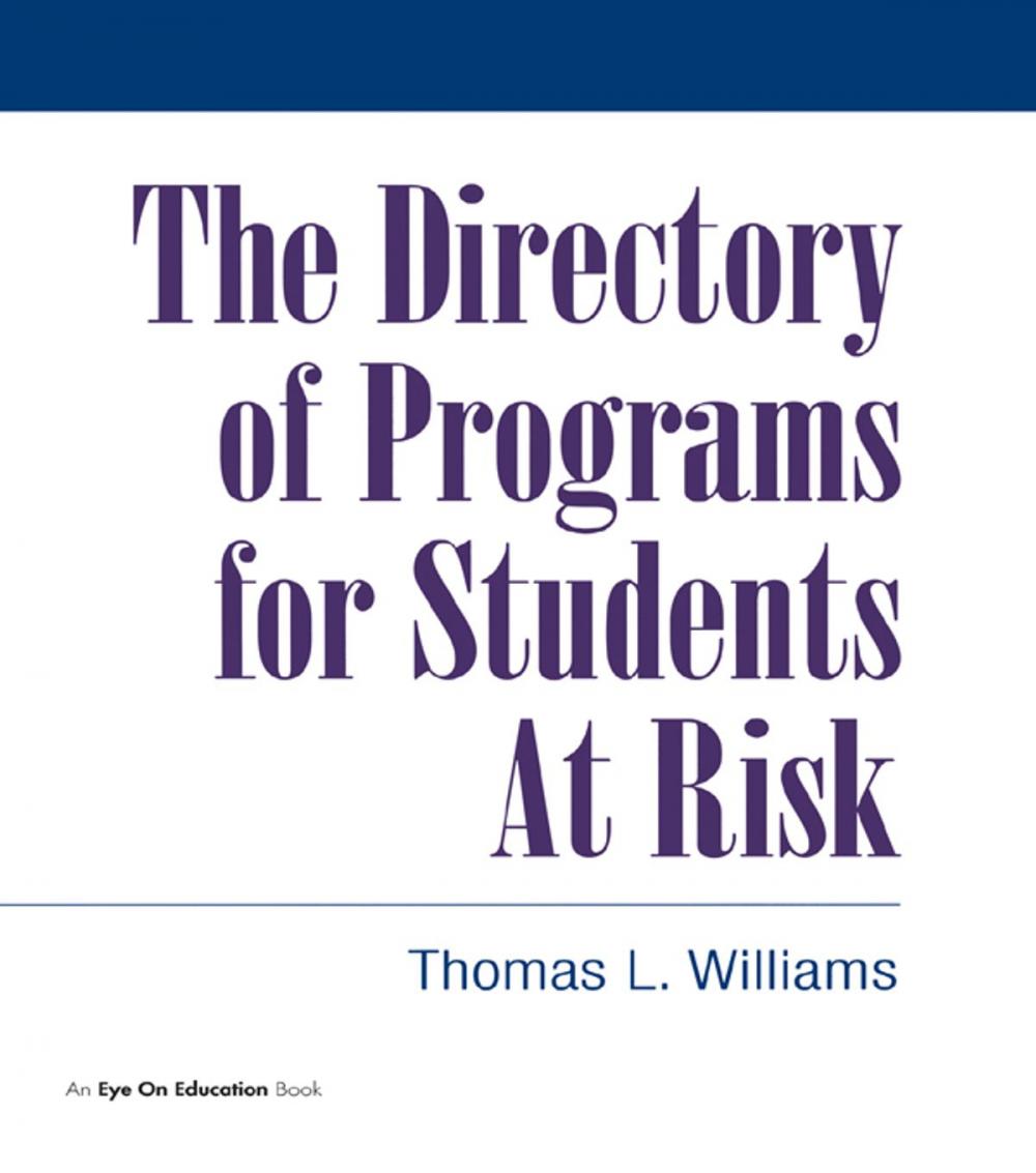 Big bigCover of Directory of Programs for Students at Risk