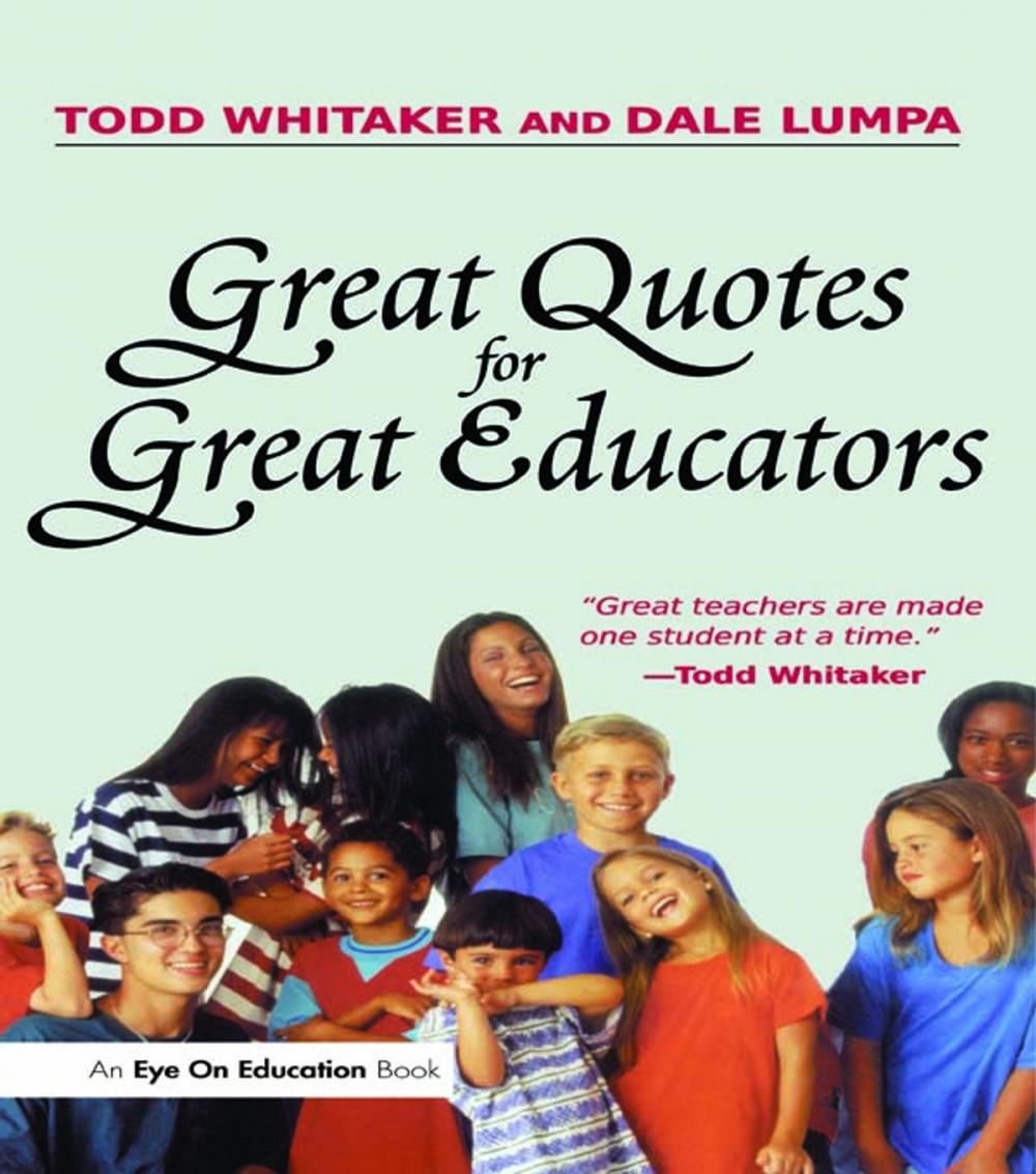 Big bigCover of Great Quotes for Great Educators