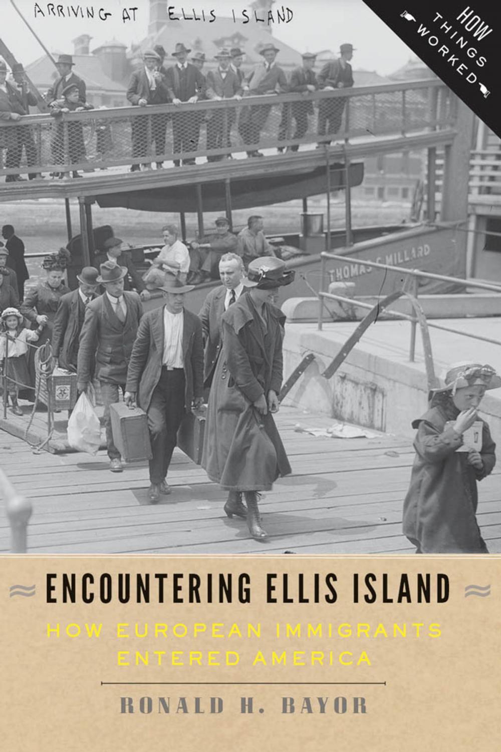 Big bigCover of Encountering Ellis Island