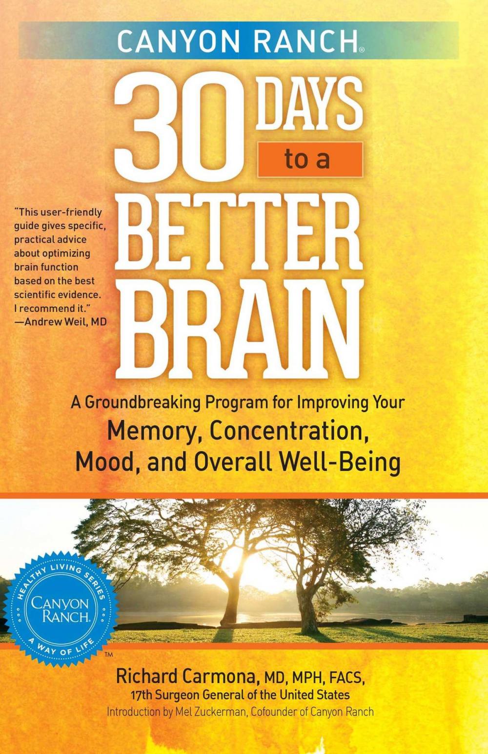 Big bigCover of Canyon Ranch 30 Days to a Better Brain