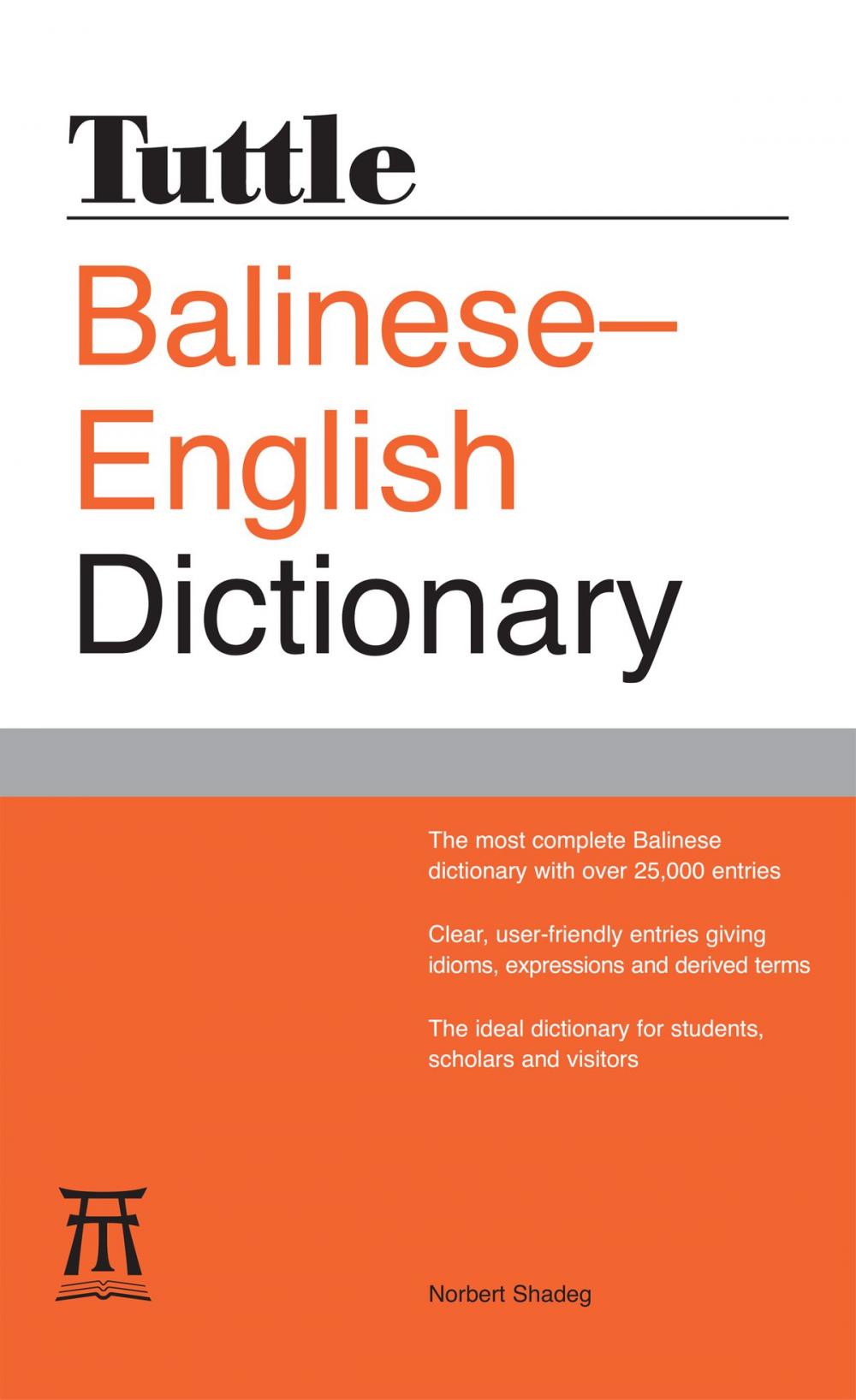 Big bigCover of Tuttle Balinese-English Dictionary