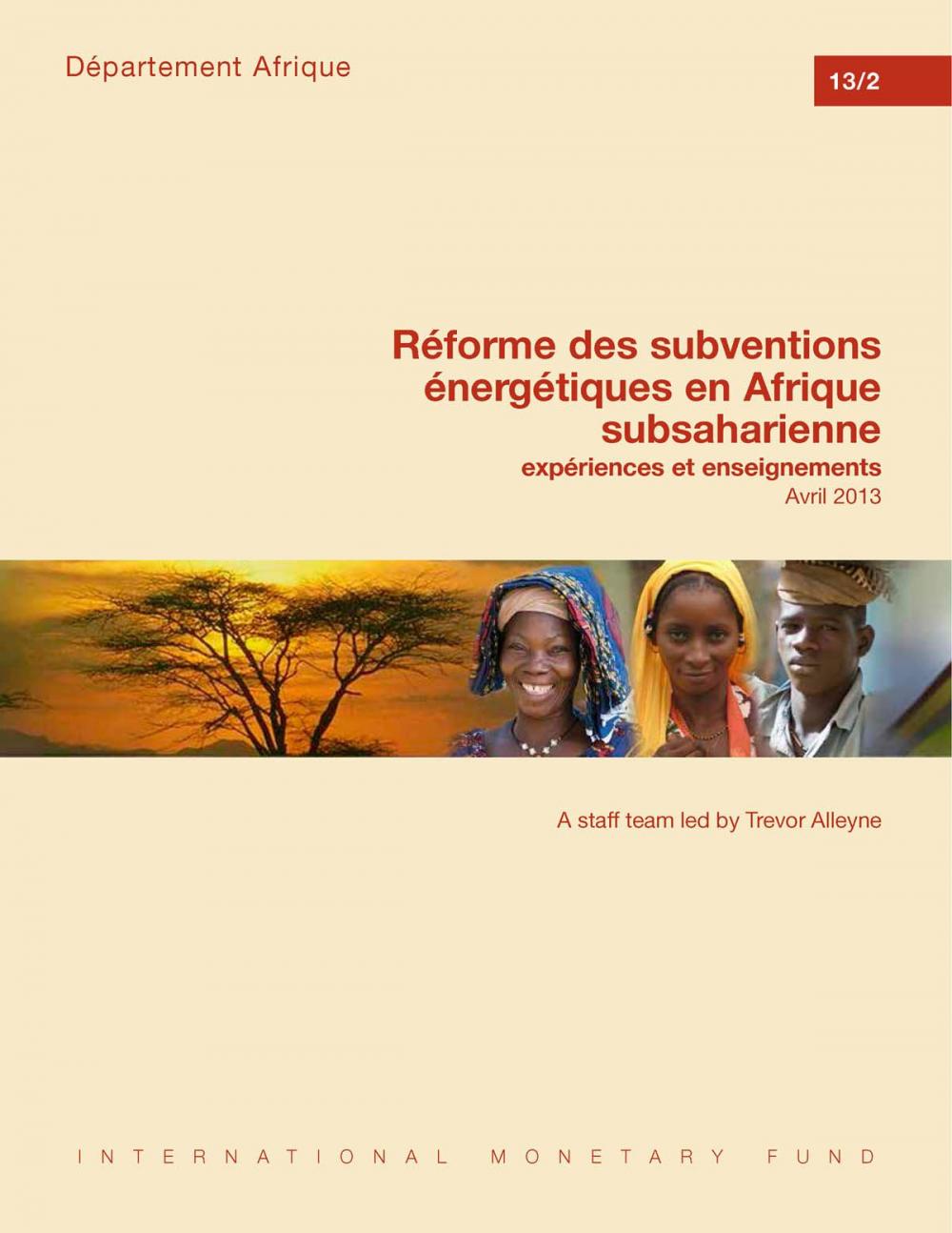 Big bigCover of Réforme des subventions énergétiques en Afrique subsaharienne