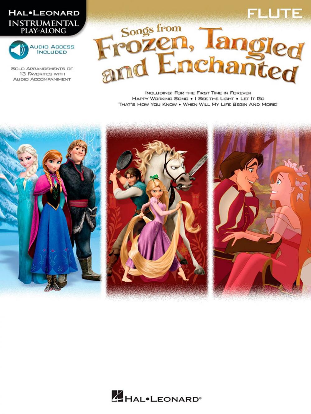 Big bigCover of Songs from Frozen, Tangled and Enchanted - Flute Songbook