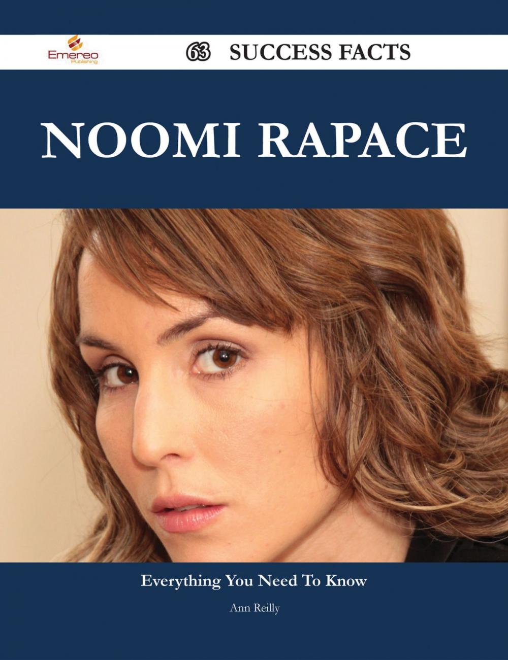 Big bigCover of Noomi Rapace 63 Success Facts - Everything you need to know about Noomi Rapace