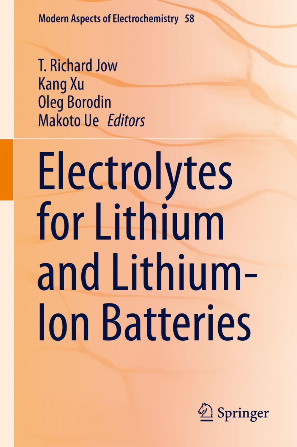 Big bigCover of Electrolytes for Lithium and Lithium-Ion Batteries