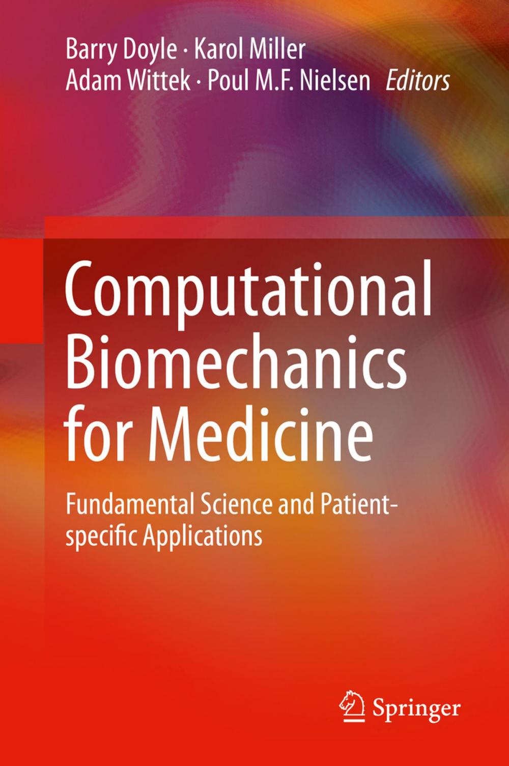 Big bigCover of Computational Biomechanics for Medicine