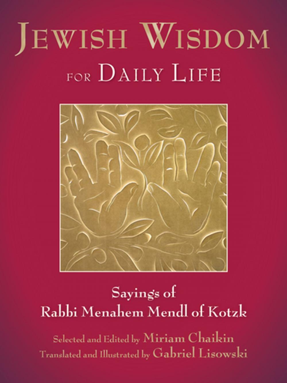 Big bigCover of Jewish Wisdom for Daily Life