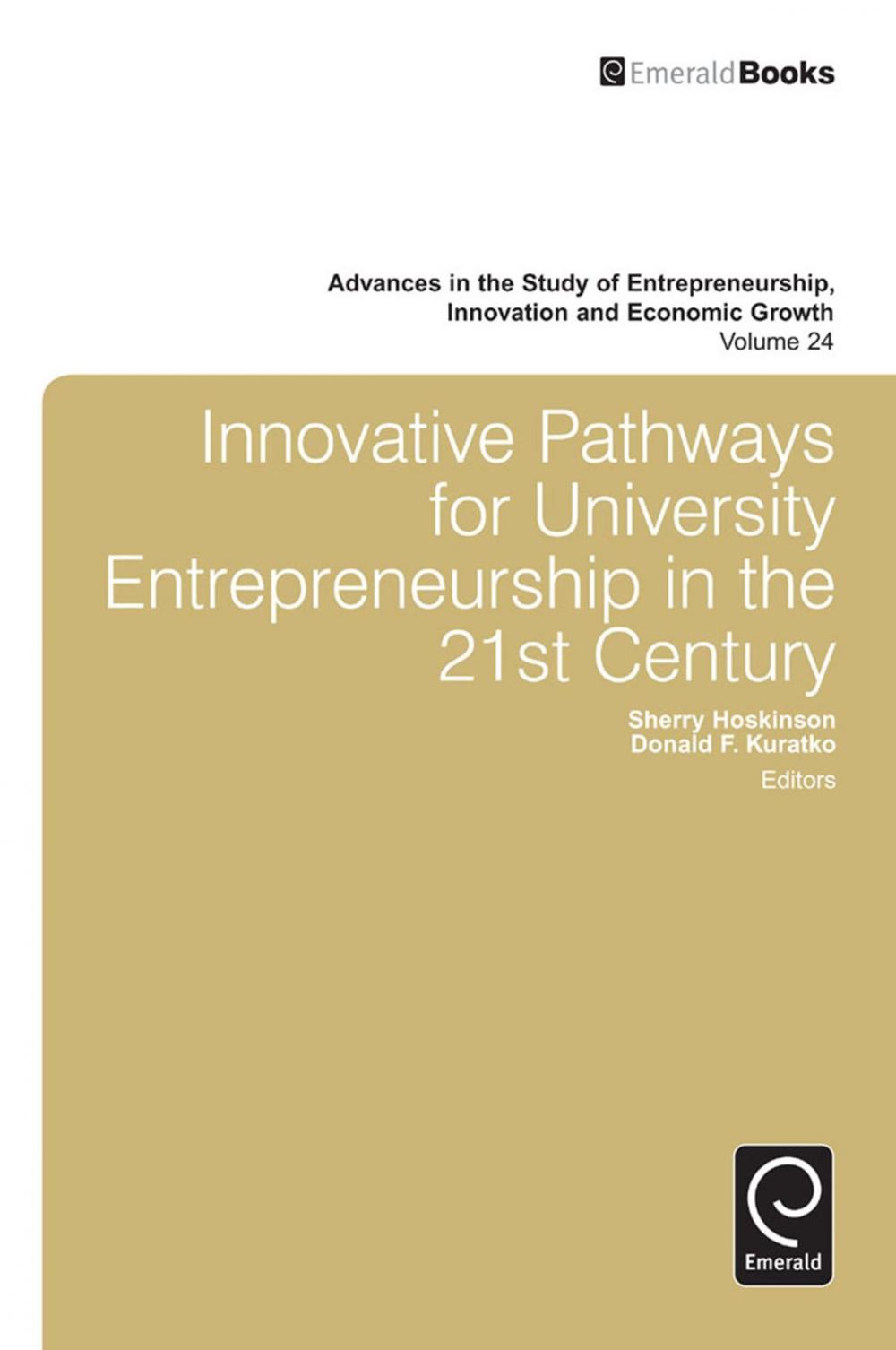 Big bigCover of Innovative Pathways for University Entrepreneurship in the 21st Century