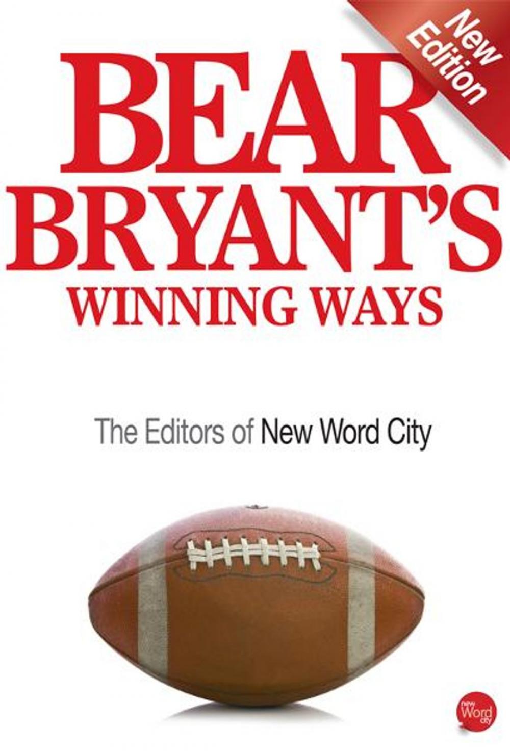 Big bigCover of Bear Bryant's Winning Ways