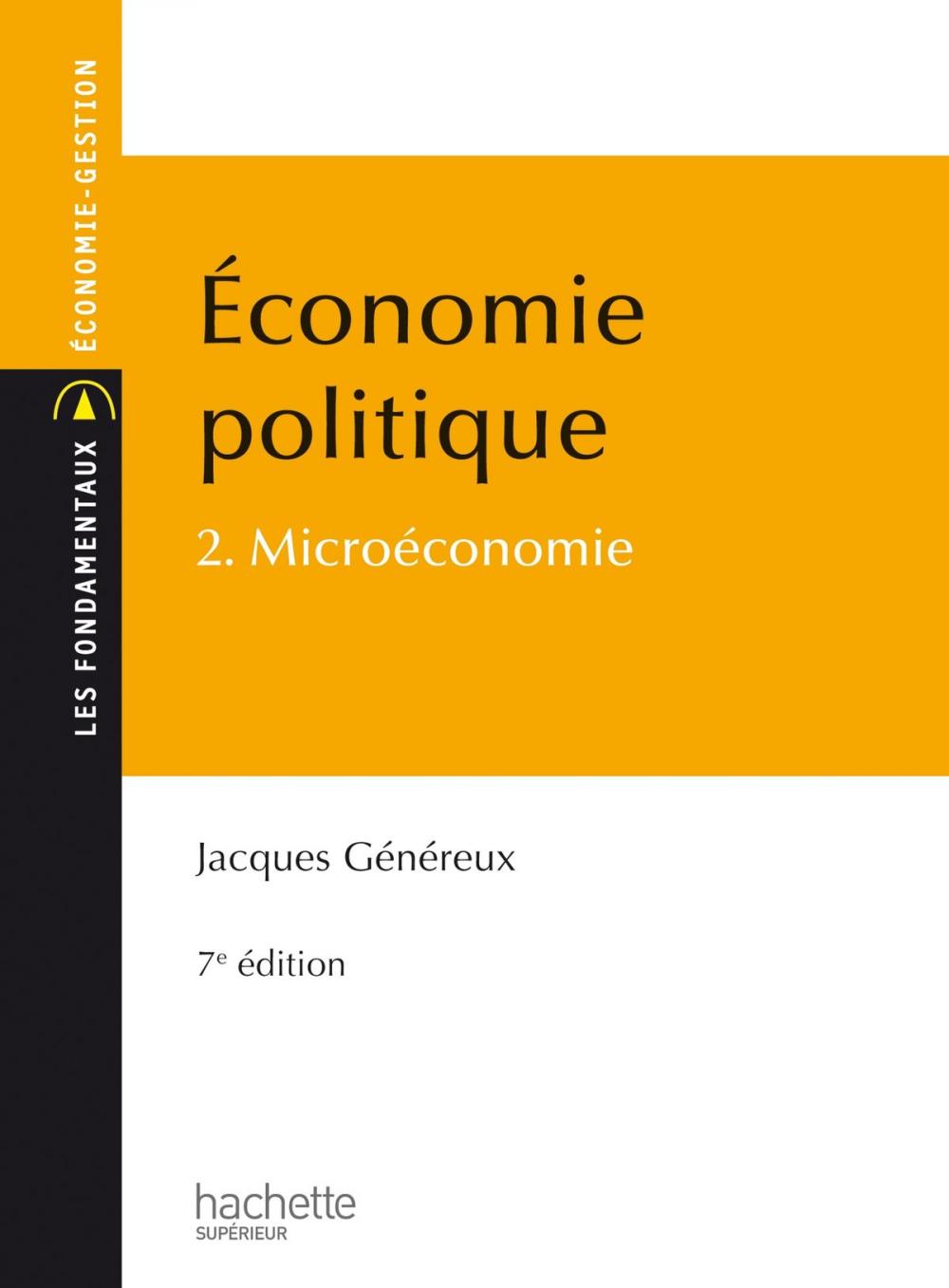 Big bigCover of Économie politique - Tome 2 - Microéconomie