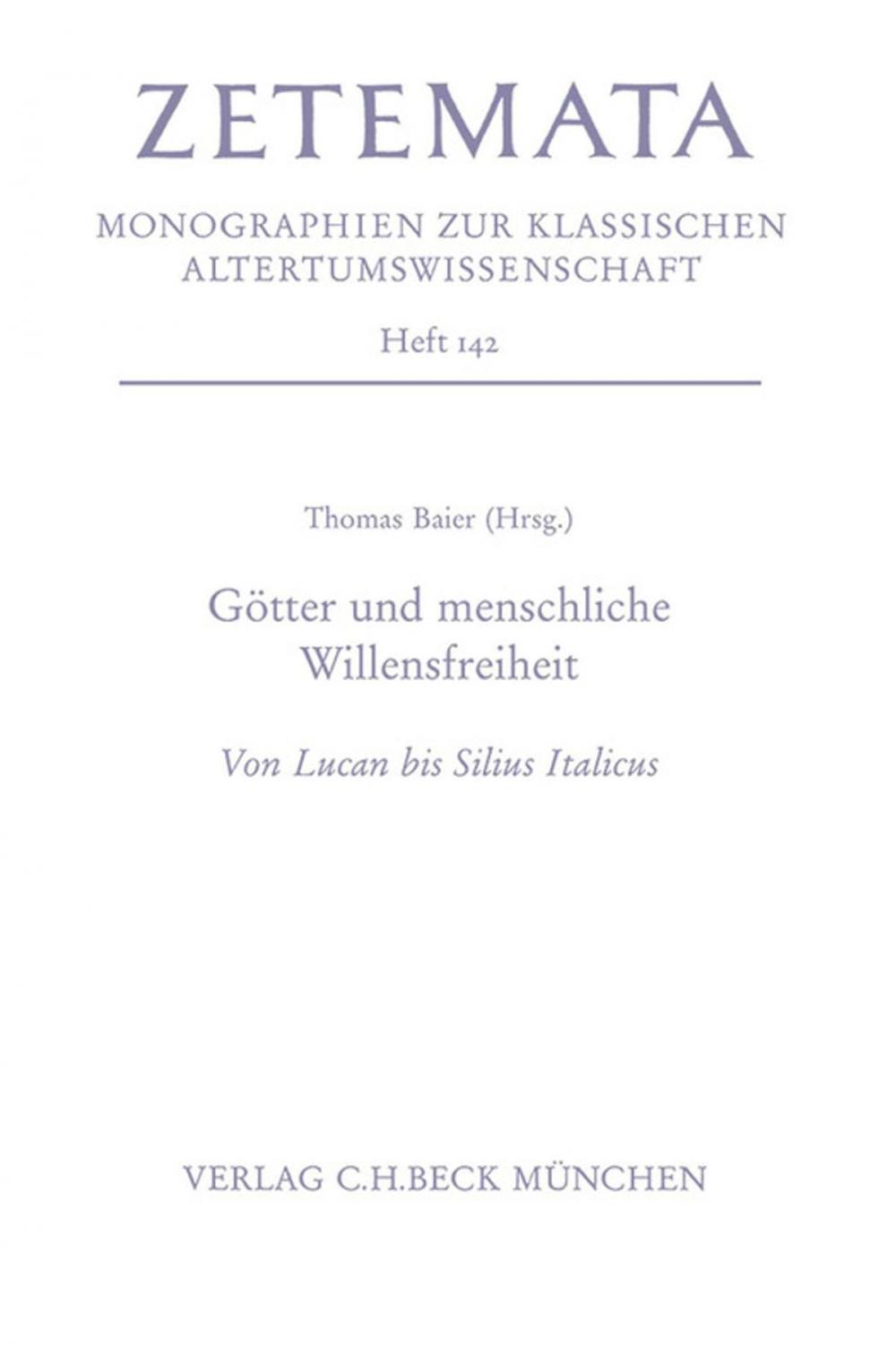 Big bigCover of Götter und menschliche Willensfreiheit