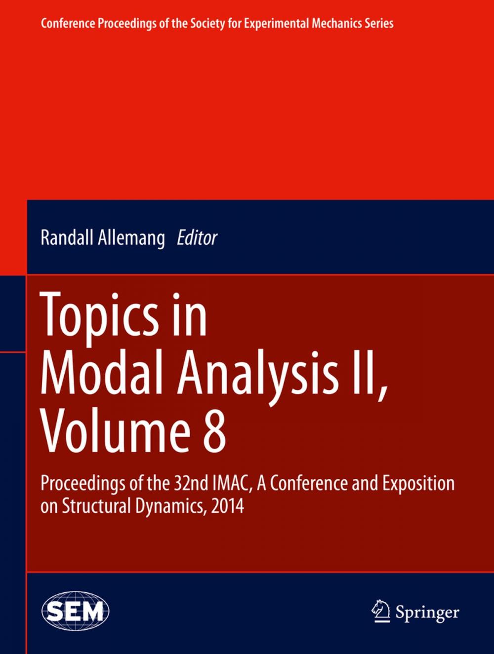 Big bigCover of Topics in Modal Analysis II, Volume 8