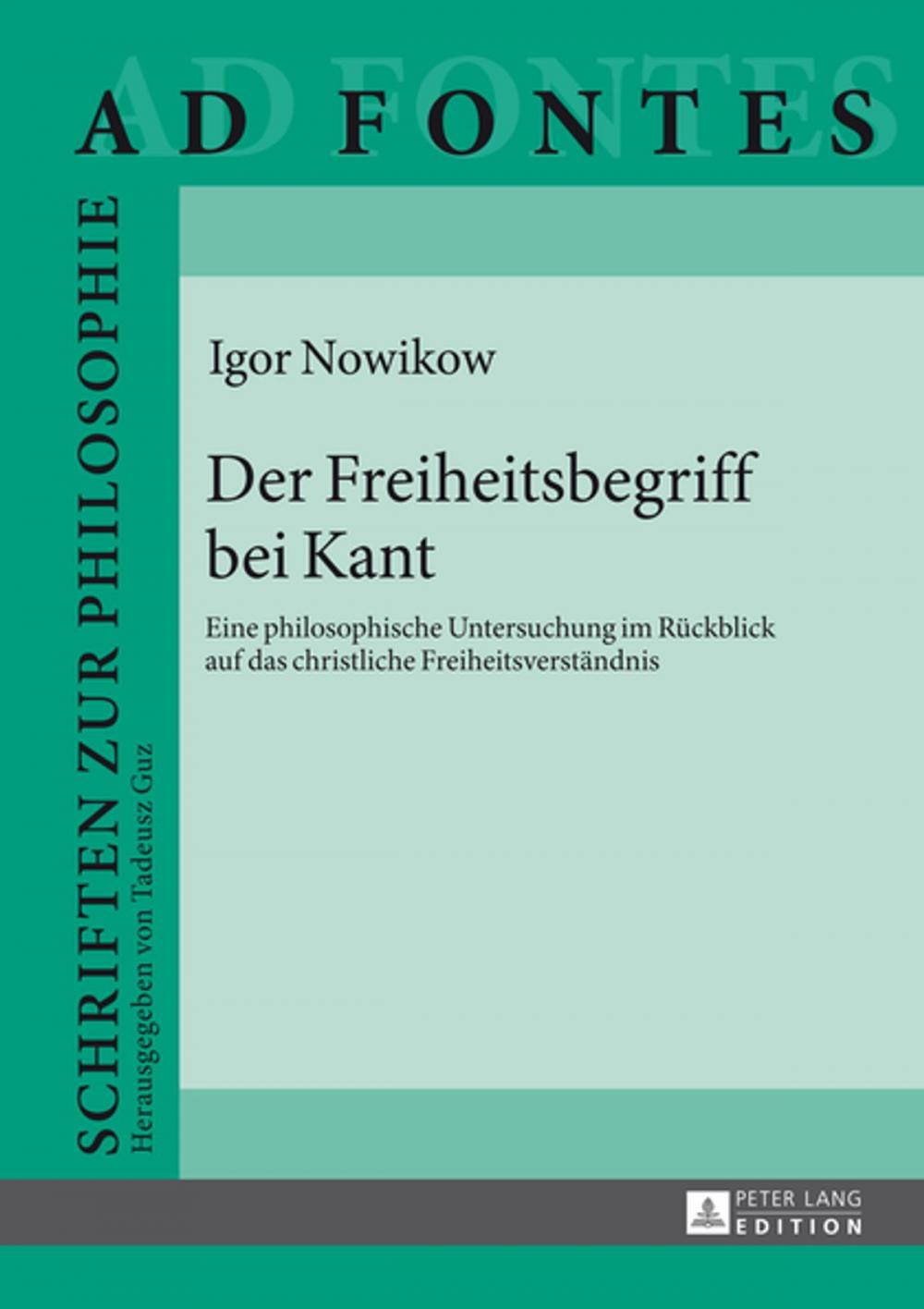 Big bigCover of Der Freiheitsbegriff bei Kant