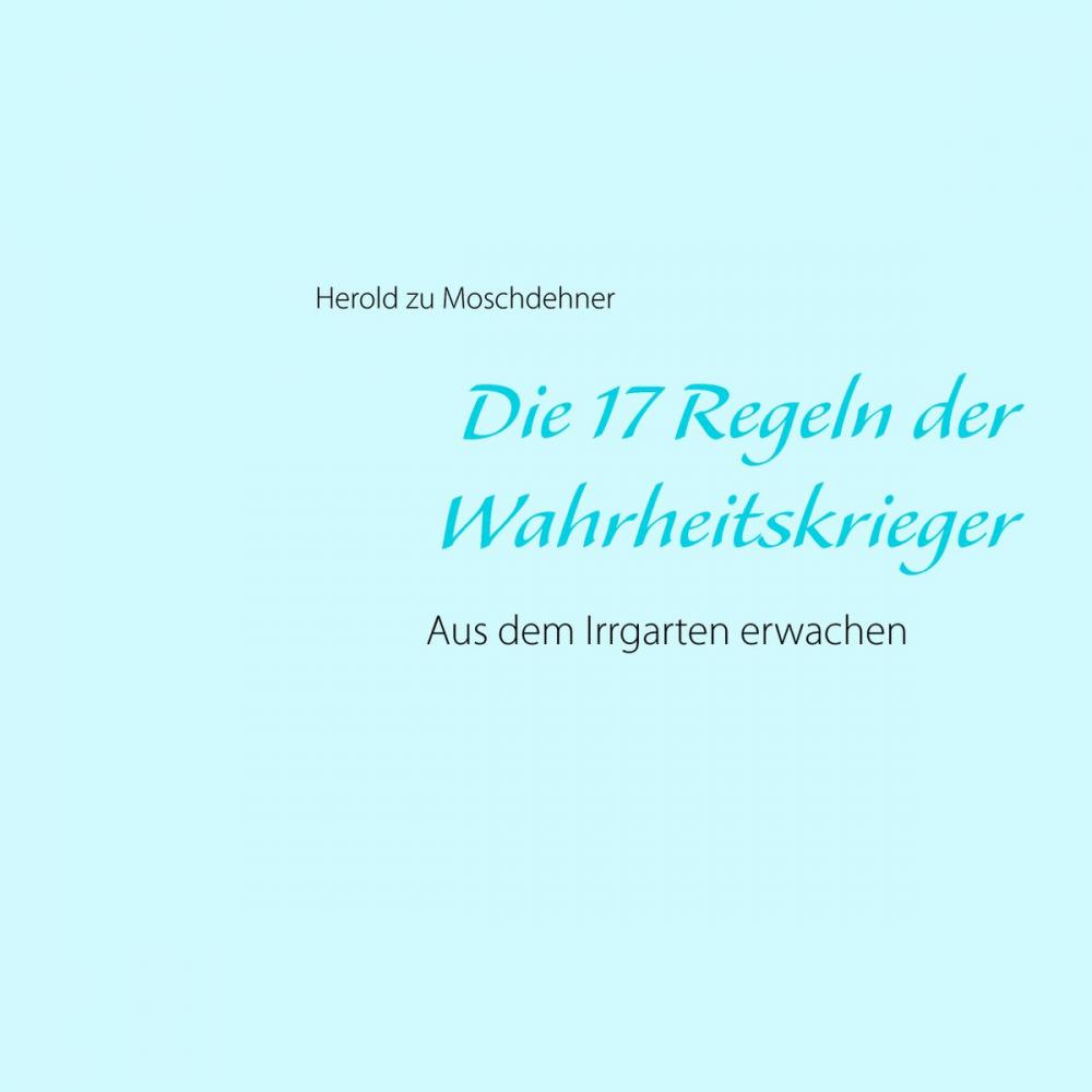 Big bigCover of Die 17 Regeln der Wahrheitskrieger