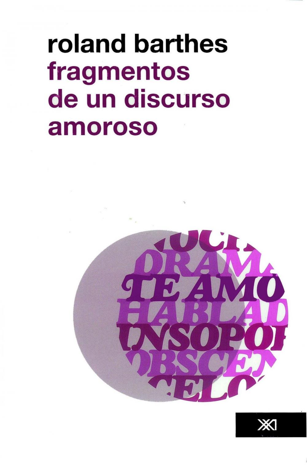 Big bigCover of Fragmentos de un discurso amoroso