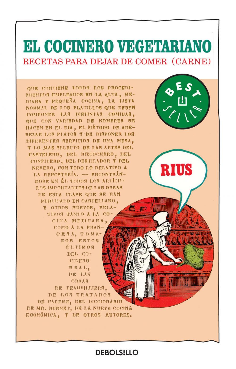 Big bigCover of El cocinero vegetariano (Colección Rius)