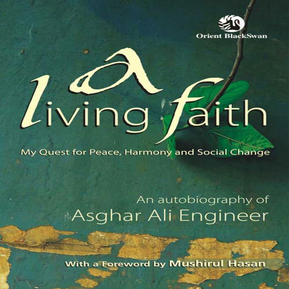 Big bigCover of A Living Faith- My Quest for Peace, Harmony and Social Change