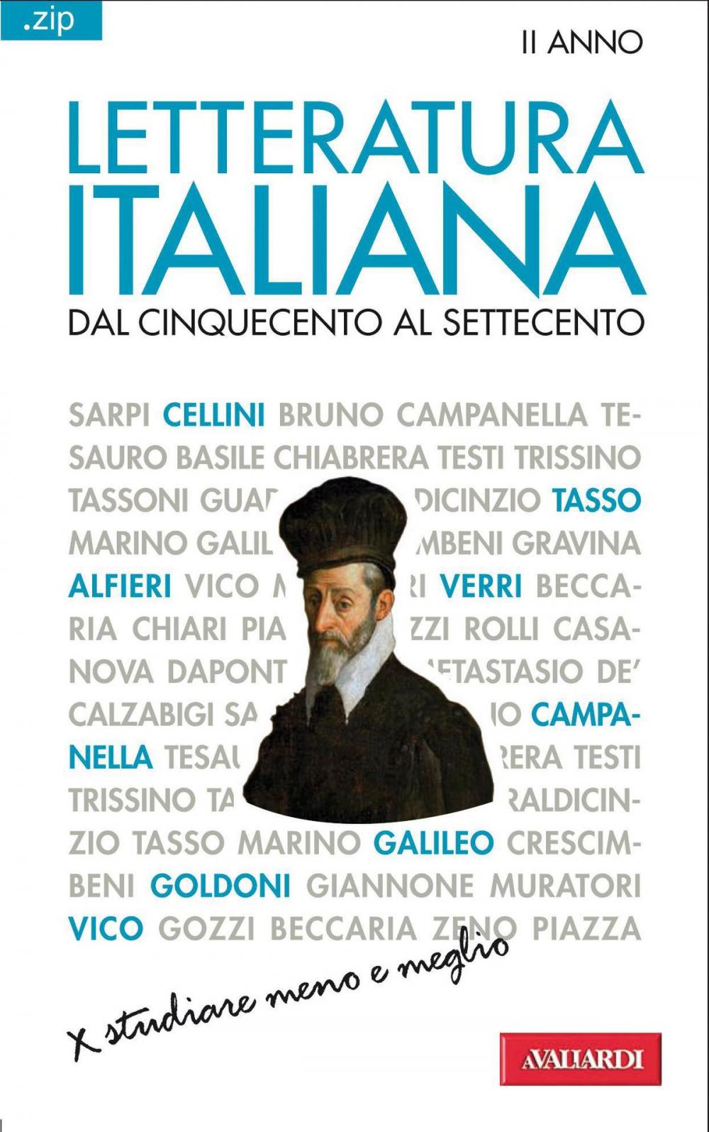 Big bigCover of Letteratura italiana. Dal Cinquecento al Settecento