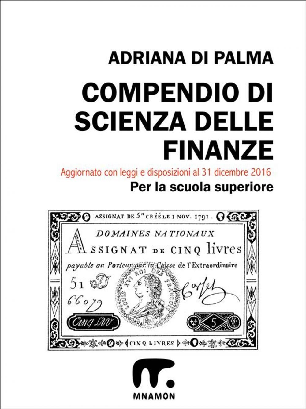 Big bigCover of Compendio di Scienza delle Finanze