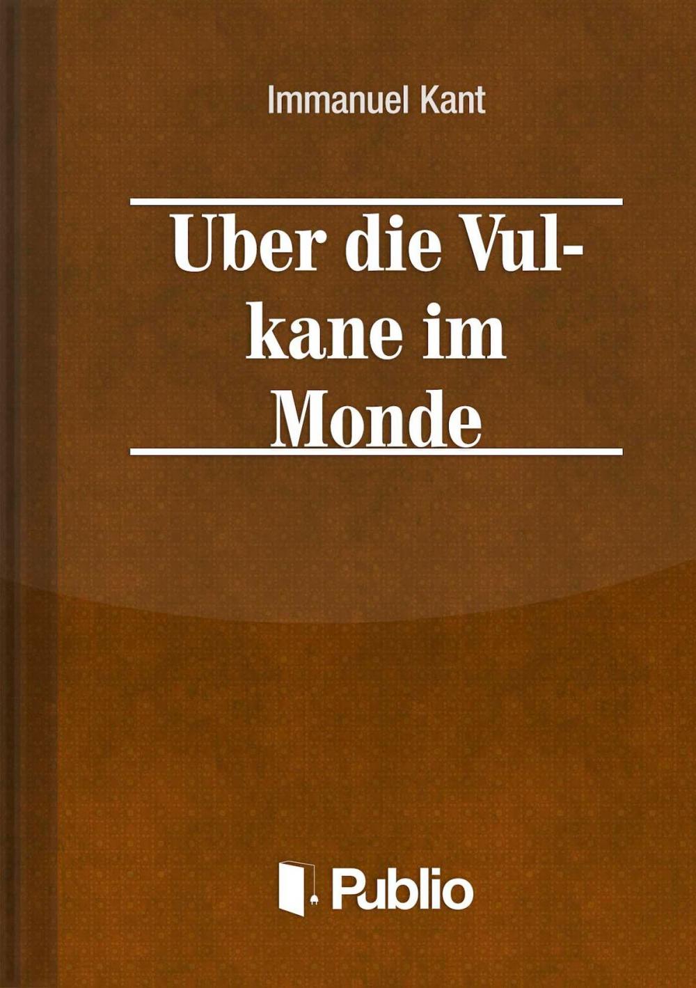 Big bigCover of Über die Vulkane im Monde