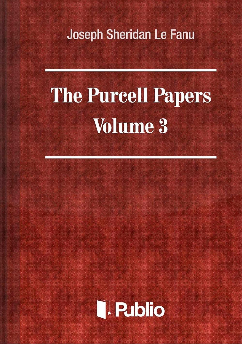 Big bigCover of The Purcell Papers Volume III.