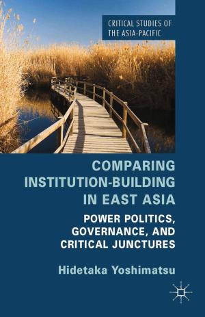 Cover of the book Comparing Institution-Building in East Asia by Dr Mary K. Geiter, Professor W.A. Speck
