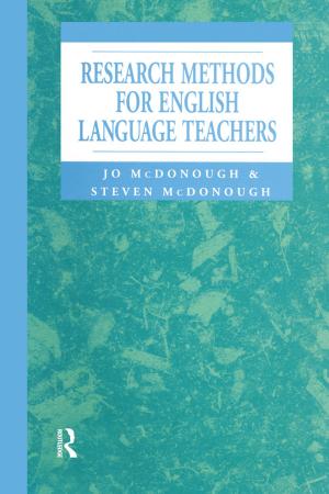 Cover of the book Research Methods for English Language Teachers by Vivienne Brown