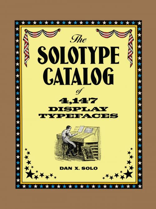 Cover of the book The Solotype Catalog of 4,147 Display Typefaces by Dan X. Solo, Dover Publications