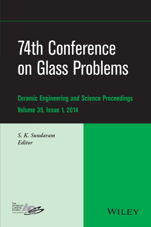 Cover of the book 74th Conference on Glass Problems by , Wiley