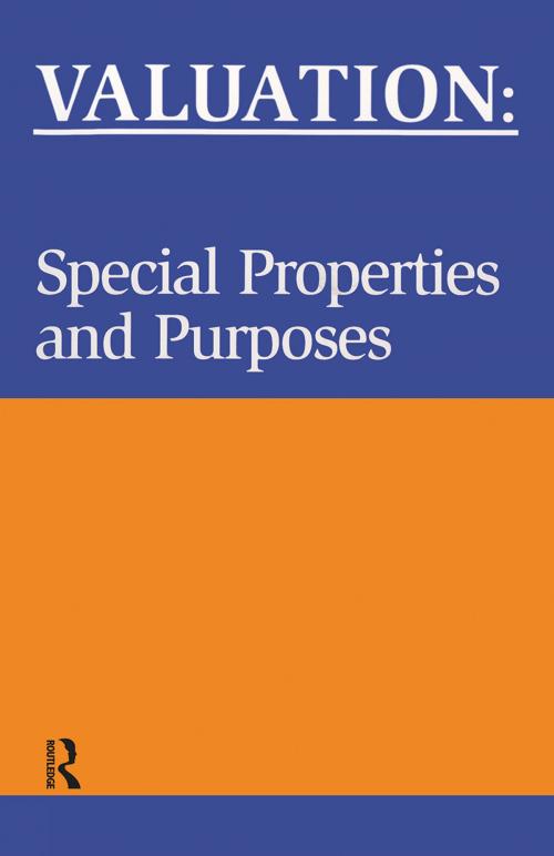 Cover of the book Valuation: Special Properties & Purposes by Phil Askham, Leslie Blake, CRC Press