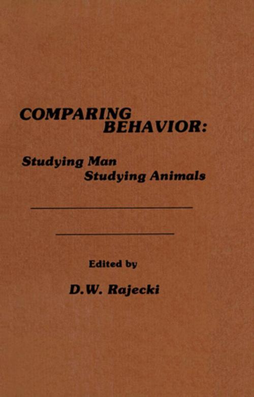 Cover of the book Comparing Behavior by , Taylor and Francis