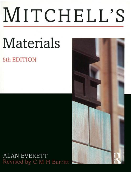 Cover of the book Materials by Alan Everett, C. M. H Barritt, CRC Press