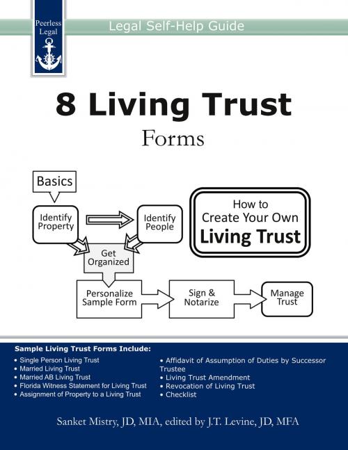 Cover of the book 8 Living Trust Forms: Legal Self-Help Guide by Sanket Mistry, Sanket Mistry