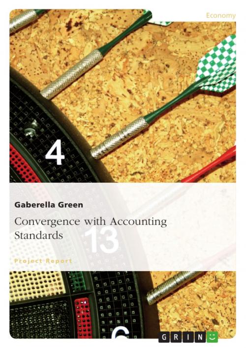 Cover of the book Convergence with Accounting Standards by Gaberella Green, GRIN Publishing