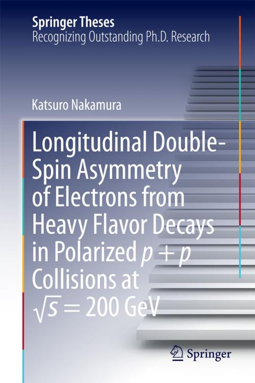 Cover of the book Longitudinal Double-Spin Asymmetry of Electrons from Heavy Flavor Decays in Polarized p + p Collisions at √s = 200 GeV by Katsuro Nakamura, Springer Japan