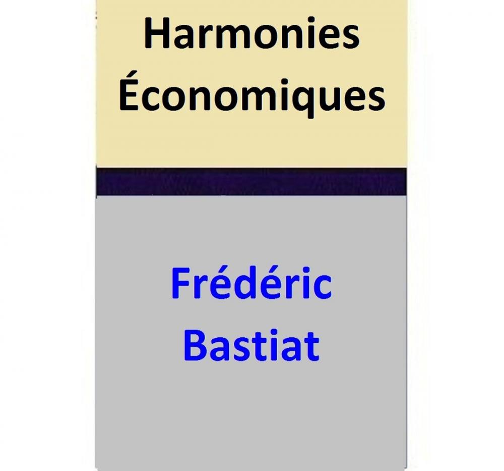 Big bigCover of Harmonies Économiques