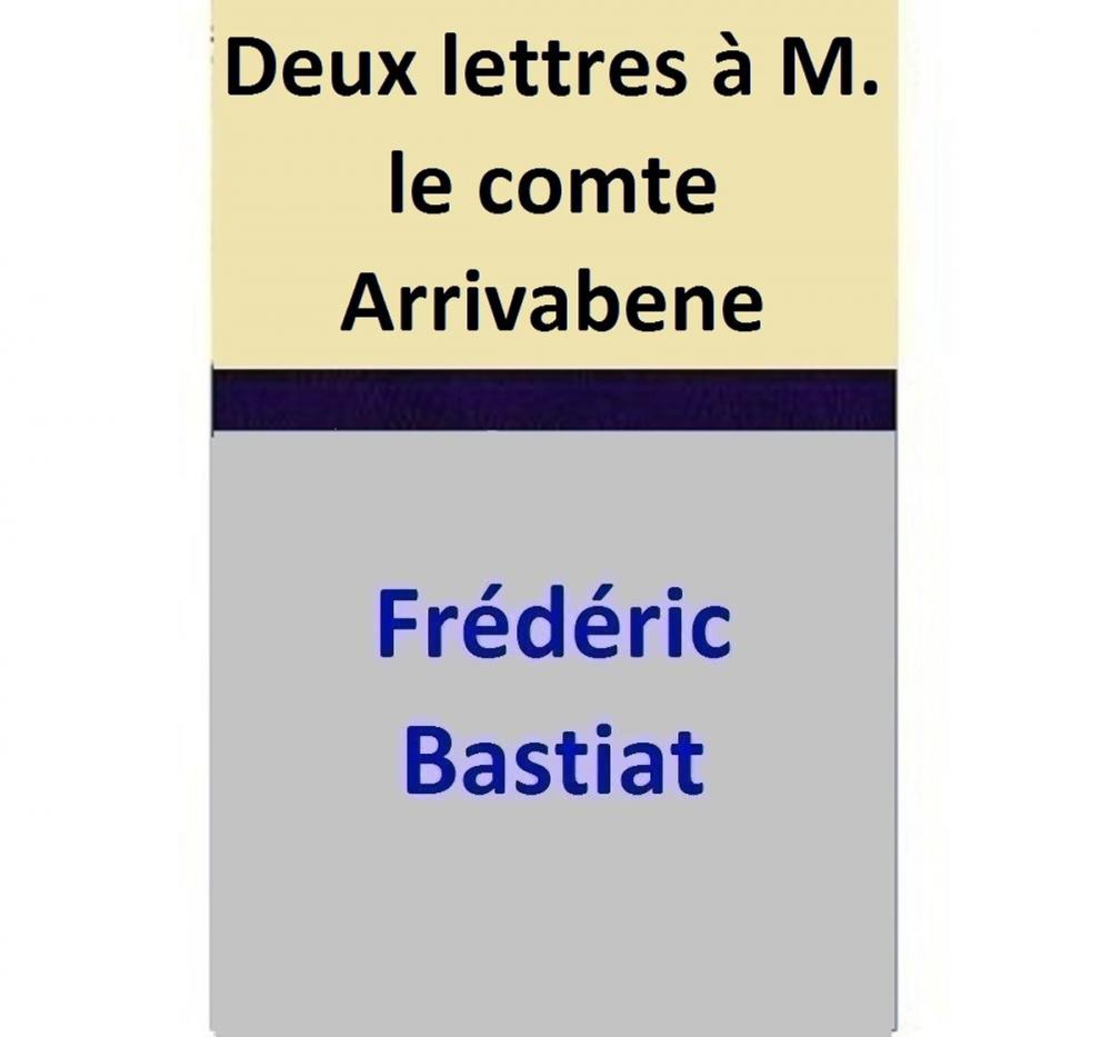Big bigCover of Deux lettres à M. le comte Arrivabene