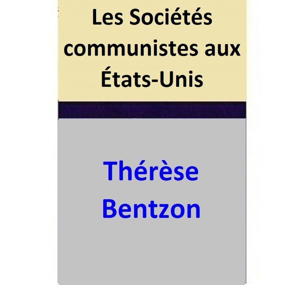 Big bigCover of Les Sociétés communistes aux États-Unis